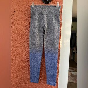 Lululemon Balance & Resist Space Dyed Seamless Leggings Unsized Blue Ombre
